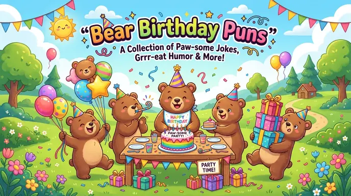bear birthday puns