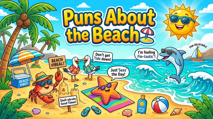 puns about the beach