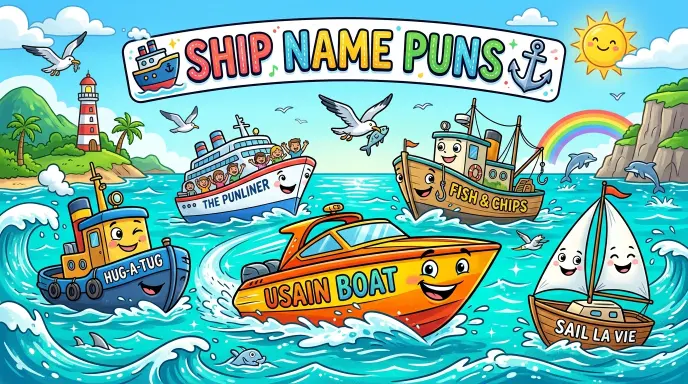 Ship Name Puns