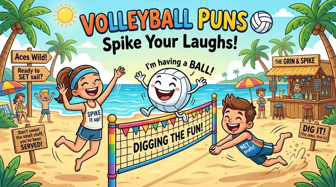Volley Ball Puns