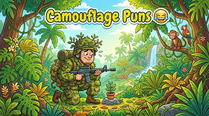 camouflage puns