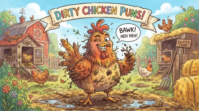 dirty chicken puns