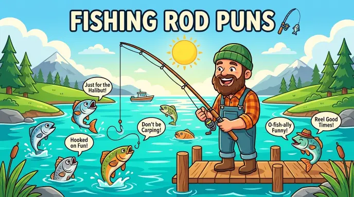 fishing rod puns