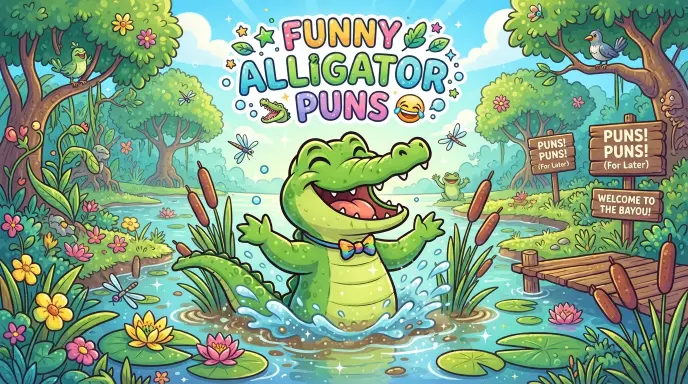 funny alligator puns
