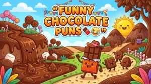 funny chocolate puns