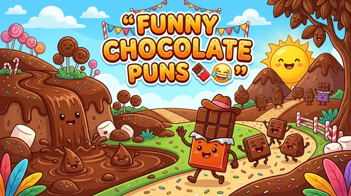 funny chocolate puns