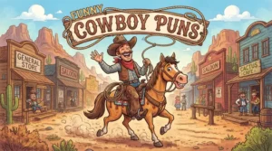 funny cowboy puns