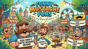 funny mustache puns