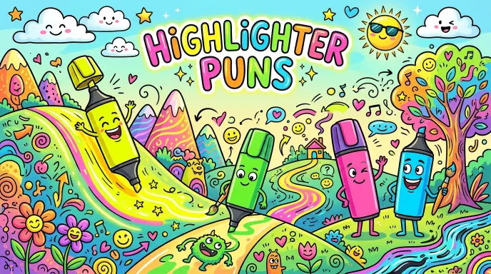 highlighter puns