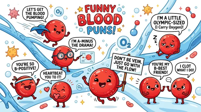 puns about blood