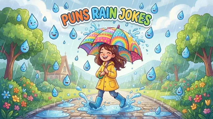 puns rain jokes