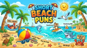 short Beach Puns