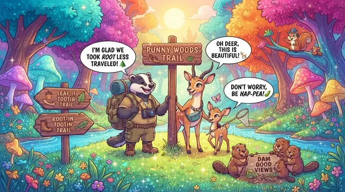 woods puns