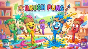 brush puns