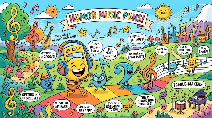 humor music puns