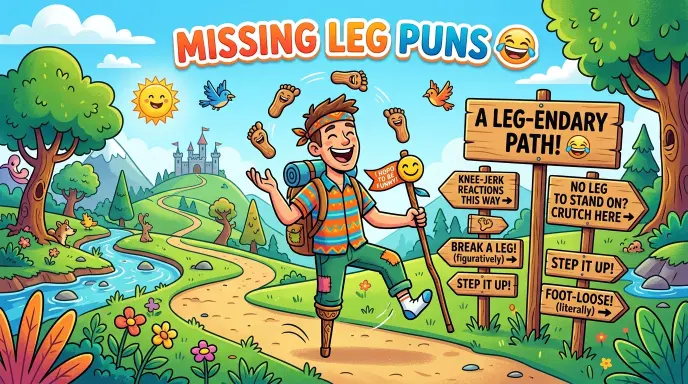 missing leg puns