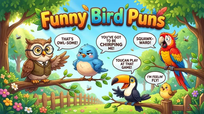 bird puns funny