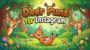 deer puns for instagram