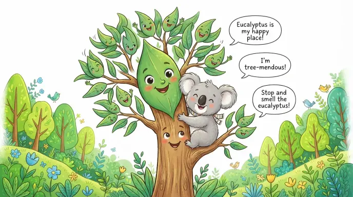 175+ Eucalyptus Puns Ultimate Leafy Jokes & Captions