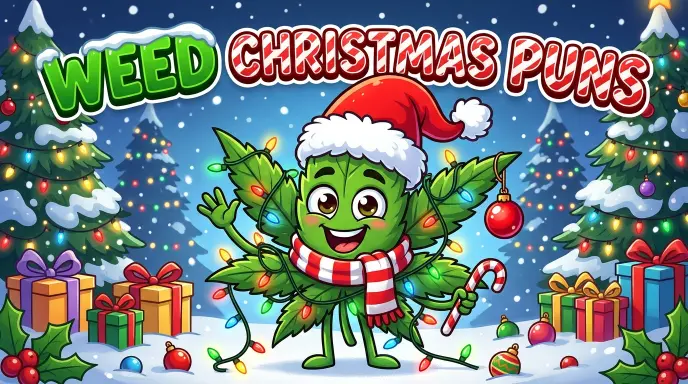 weed christmas puns